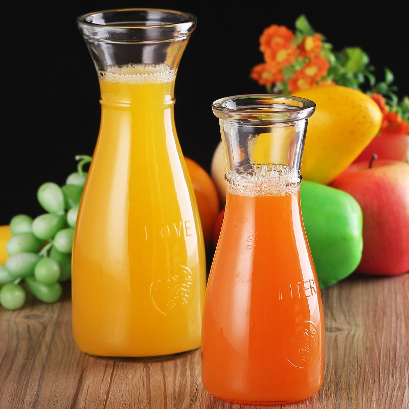 Chai Thủy Tinh Eo 350ml 550ml Love To Drink, Đựng Sinh Tố, Nước Ép, Soda, Cắm Bông - North Star Packing