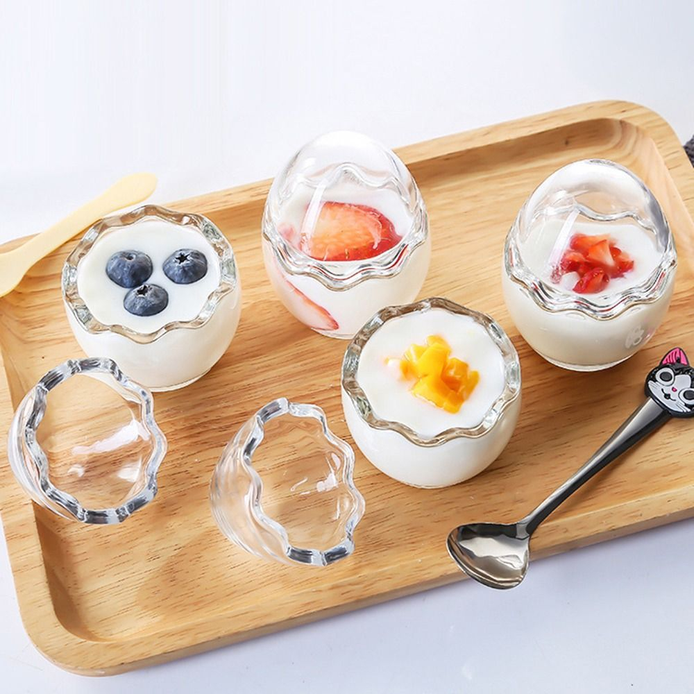 Hũ Thủy Tinh Dáng Quả Trứng 60ml 120ml, Đựng Thực Phẩm, Làm Nến, Decor Trang Trí - North Star Packing