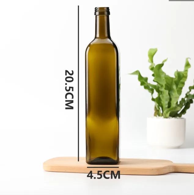 Chai Thủy Tinh Vuông Nắp Nhôm/ Nhựa 500ml, Đựng Nước Mắm, Dầu Ăn, Mật Ong - North Star Packing