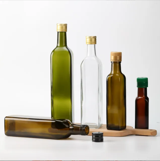 Chai Thủy Tinh Vuông Nắp Nhôm/ Nhựa 500ml, Đựng Nước Mắm, Dầu Ăn, Mật Ong - North Star Packing