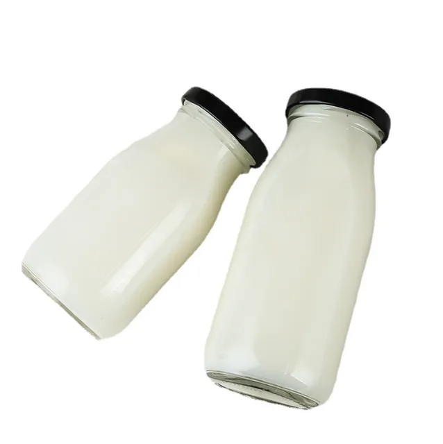 Chai Thủy Tinh Nắp Thiếc P48 - 200ml, 250ml, 300ml, 500ml, 1000ml Đựng Sữa, Nước Trái Cây, Sinh Tố, Nắp Vặn Chắc Chắn - North Star Packing