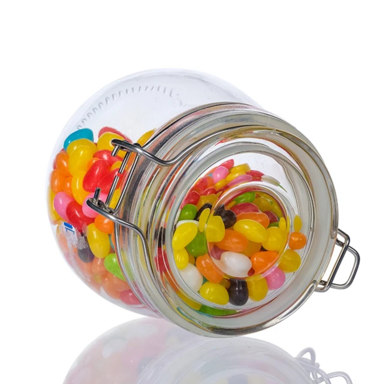 Hũ Thủy Tinh Tròn/ Vuông Nắp Gài Inox, Dung Tích 500ml 1000ml 1500ml 2000ml 3000ml 4800ml, Đựng Thực Phẩm, Chống Ẩm Mốc - NorthStar Packing