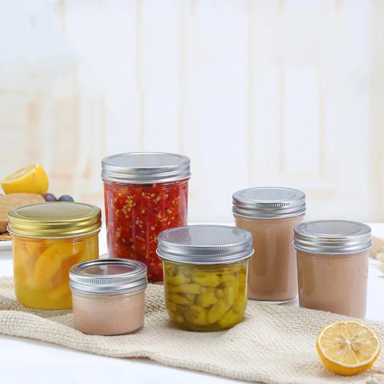 Hũ Thủy Tinh JD Nắp Nhôm 100ml 200ml 300ml, Nắp Nhôm Chịu Nhiệt, Làm Sữa Chua , Mứt , Đựng Gia Vị - North Star Packing