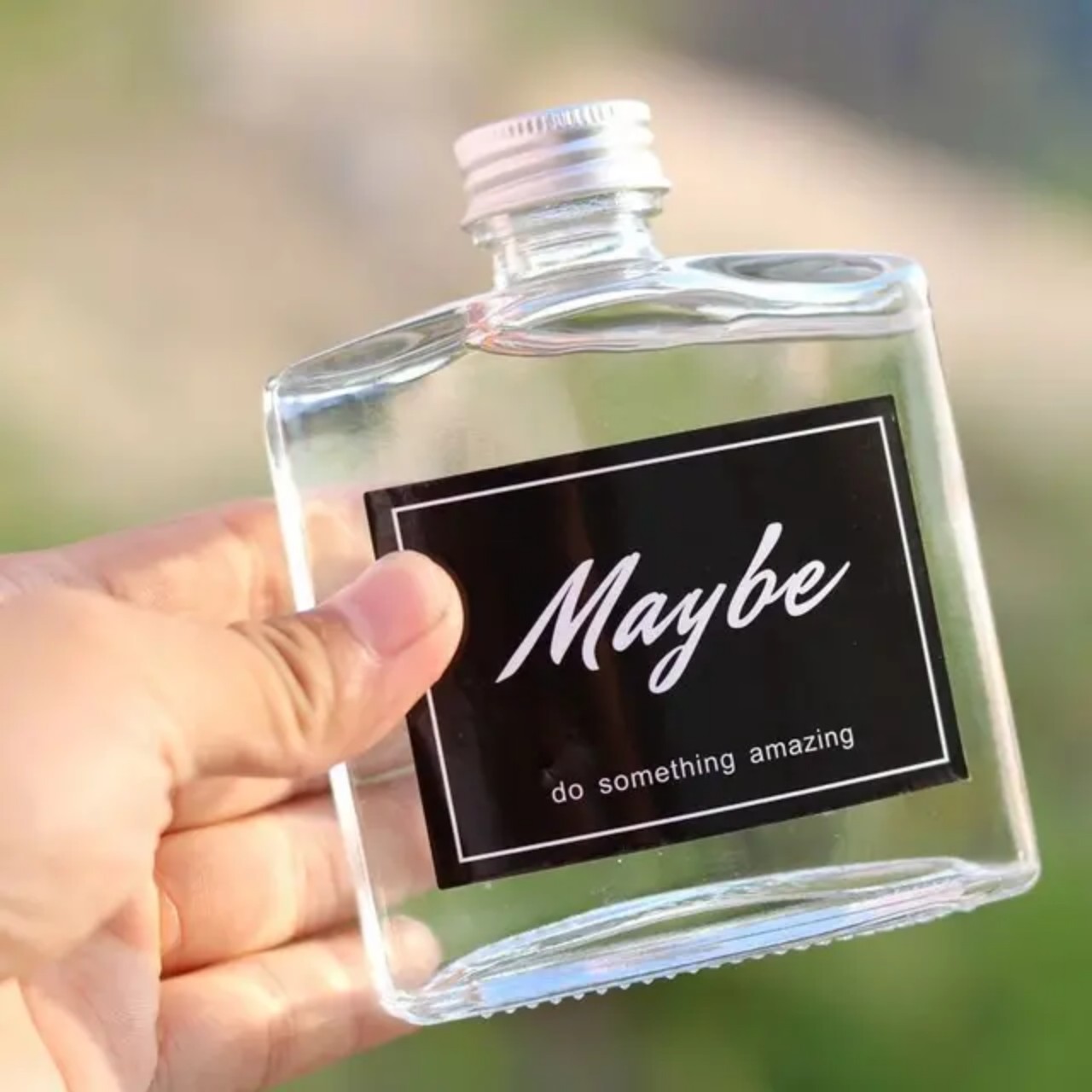 Chai Thủy Tinh Dẹt Vuông Nắp Nhôm 100ml 250ml, Đựng Cà Phê, Trà Sữa, Nước Trái Cây - North Star Packing