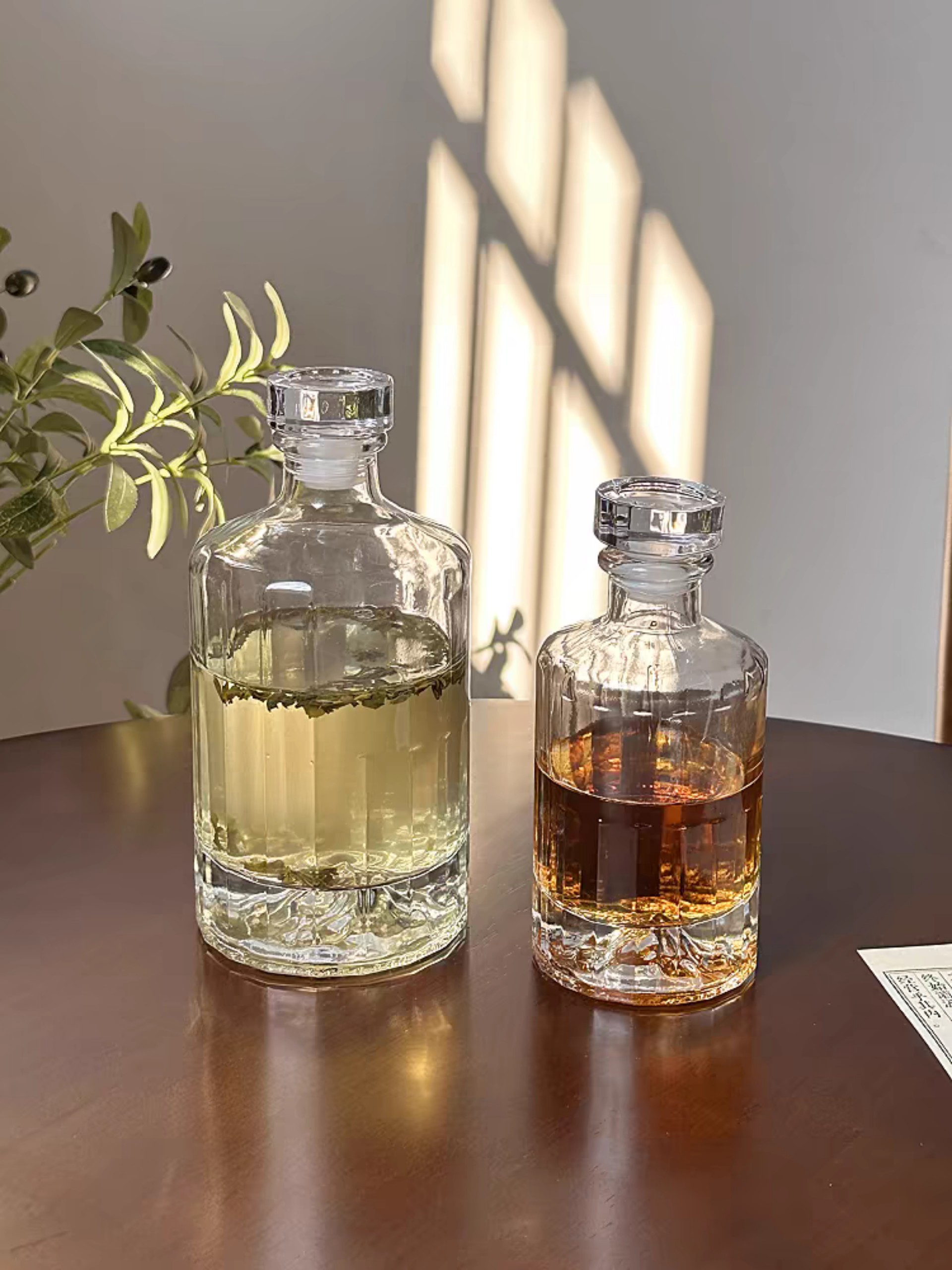 Chai Thủy Tinh Đựng Rượu Cao Cấp 500ml 750ml Mẫu Chai Hibiki, Thiết Kế Sang Trọng - North Star Packing