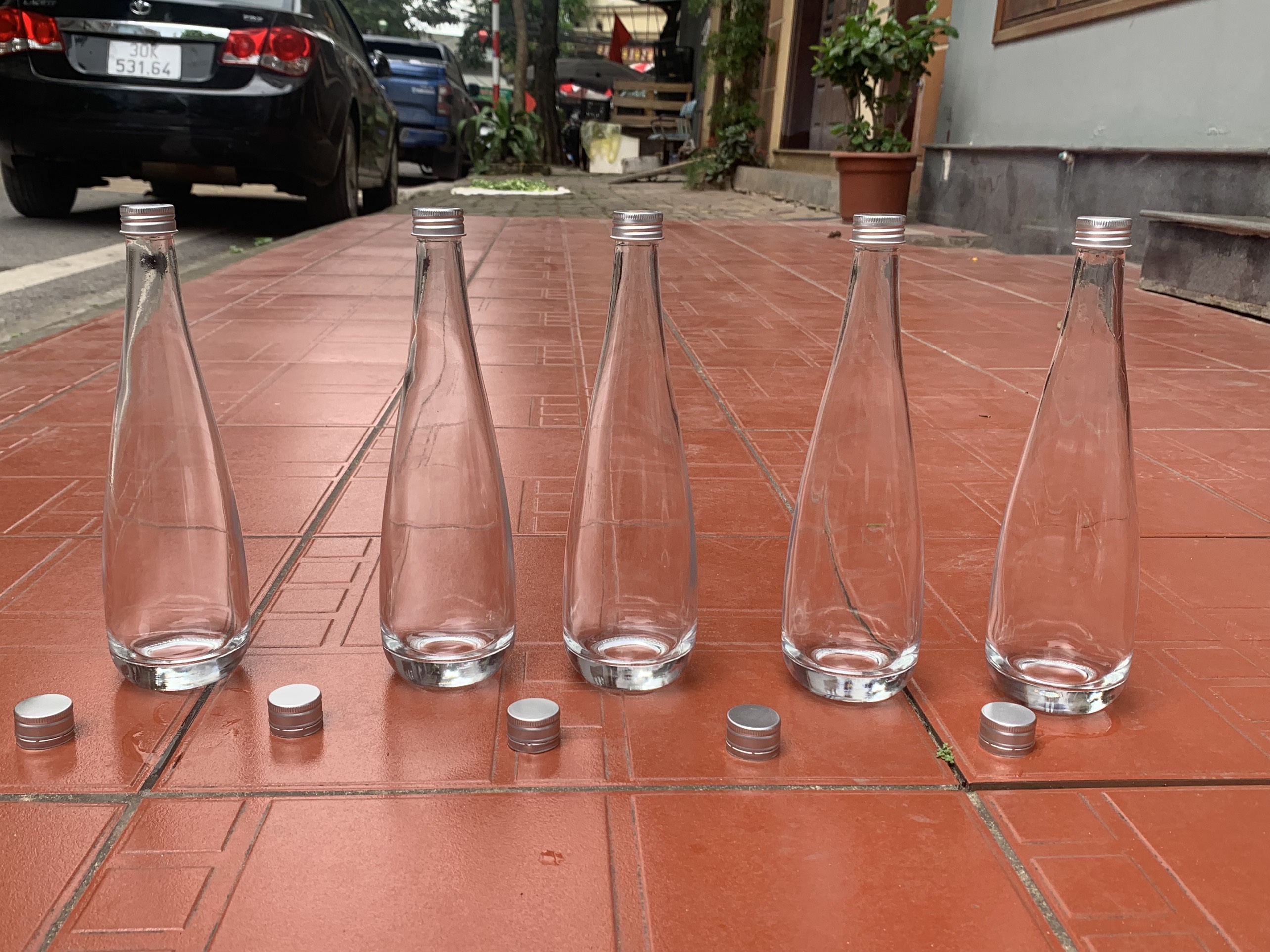 Chai Giọt Nước Dáng Bầu 330ml 500ml Đựng Nước Khoáng, Rượu, Đồ Uống CGB500- North Star Packing