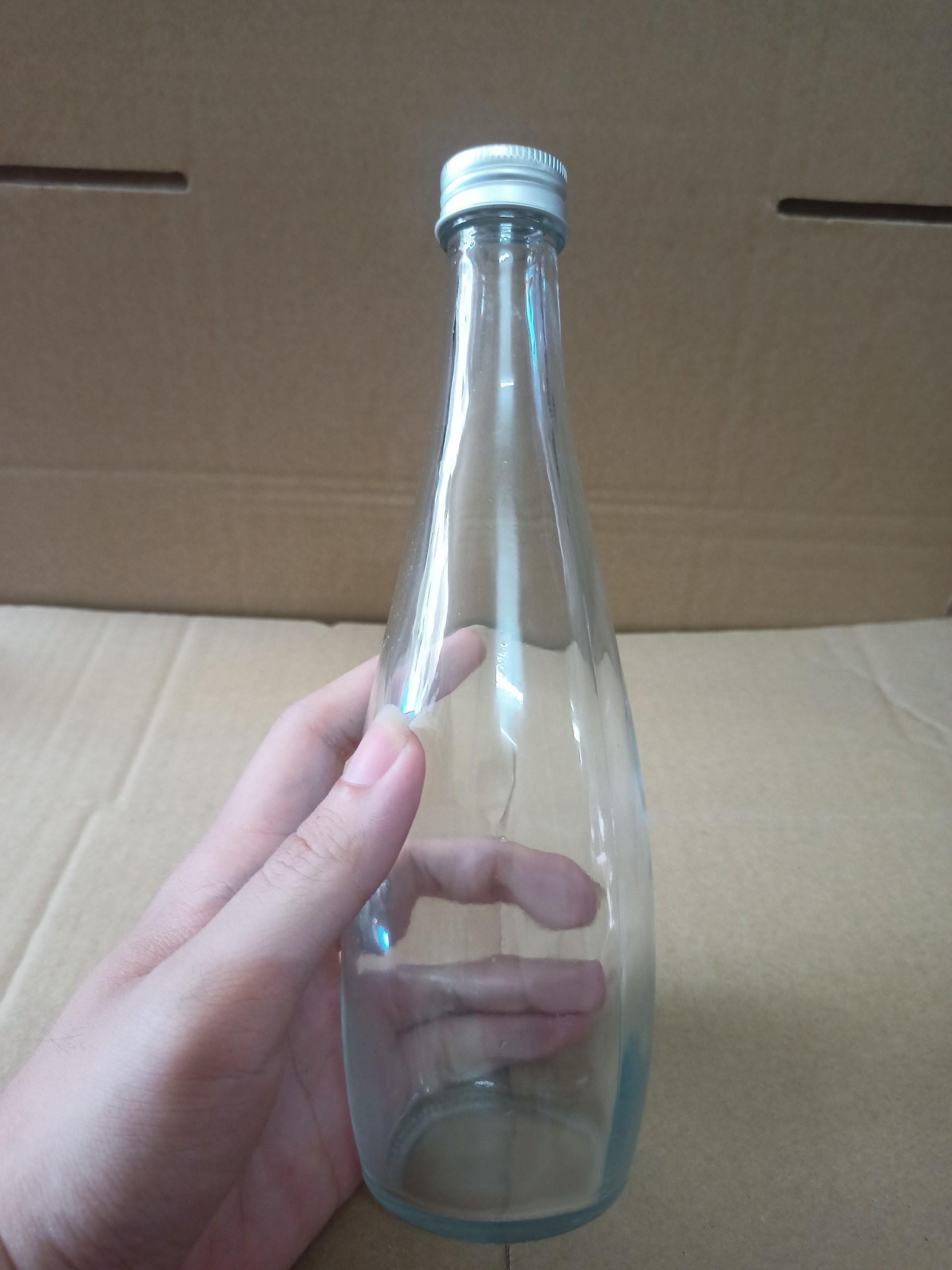 Chai Giọt Nước Dáng Bầu 330ml 500ml Đựng Nước Khoáng, Rượu, Đồ Uống CGB500- North Star Packing