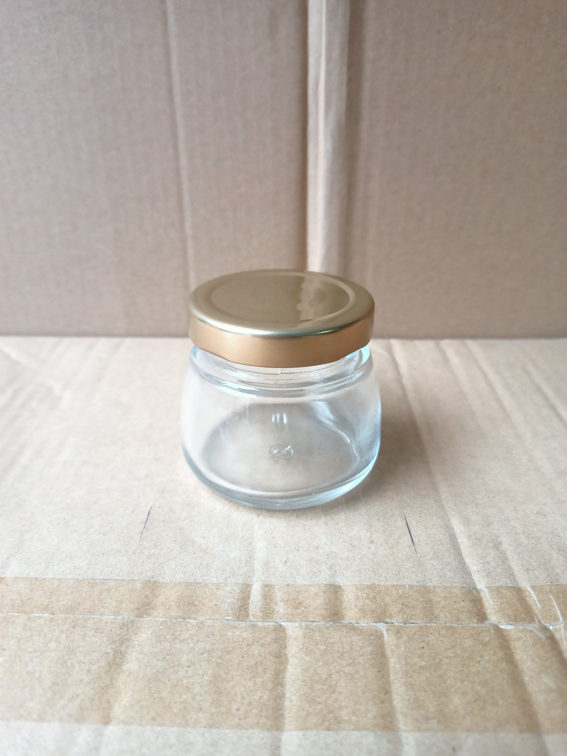 Hũ Thủy Tinh Dáng Sen Bầu 50ml 75ml 100ml 150ml, Nắp Thiếc Chưng Yến, Chất Liệu Cao Cấp - North Star Packing