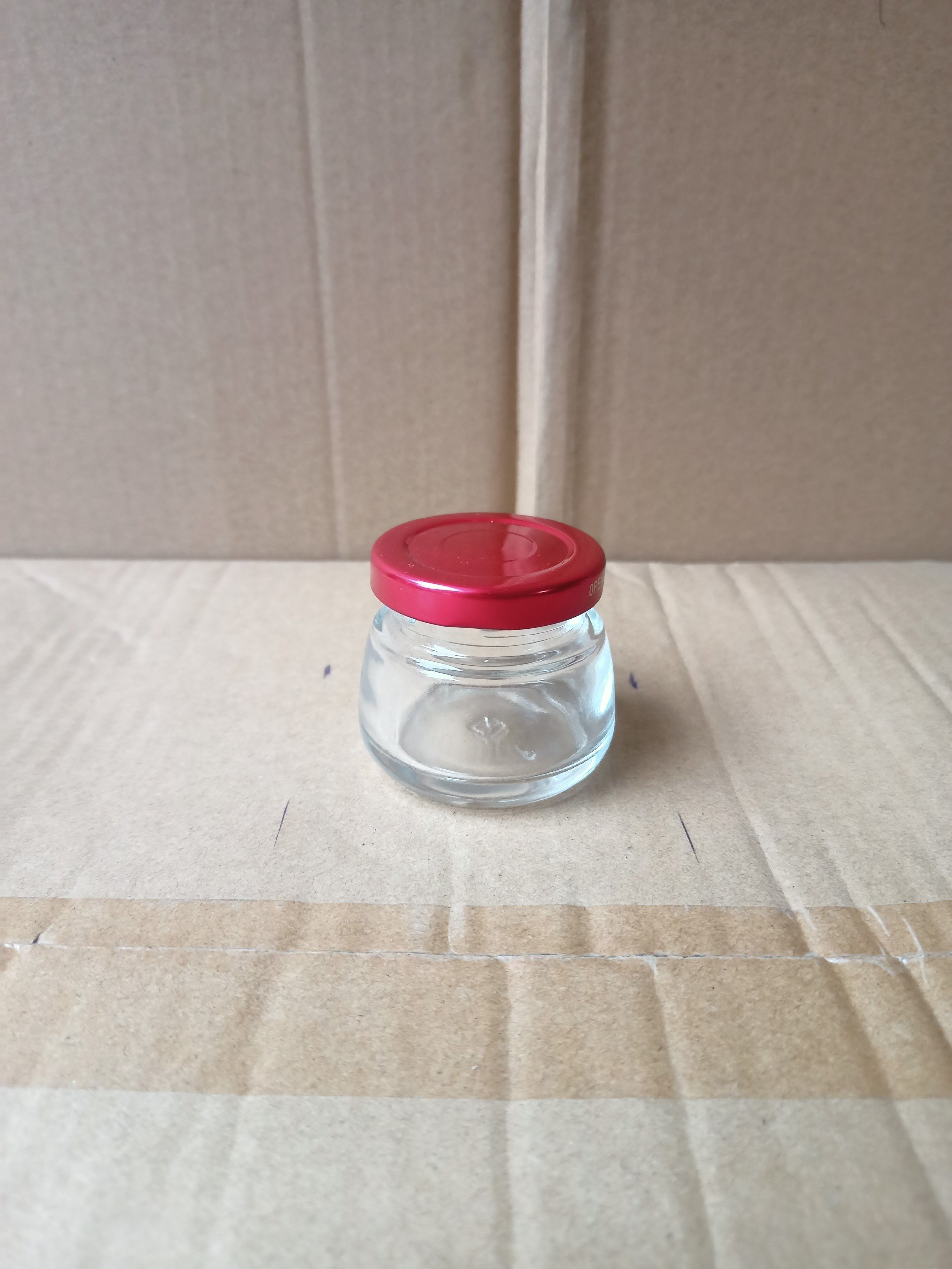 Hũ Thủy Tinh Dáng Sen Bầu 50ml 75ml 100ml 150ml, Nắp Thiếc Chưng Yến, Chất Liệu Cao Cấp - North Star Packing