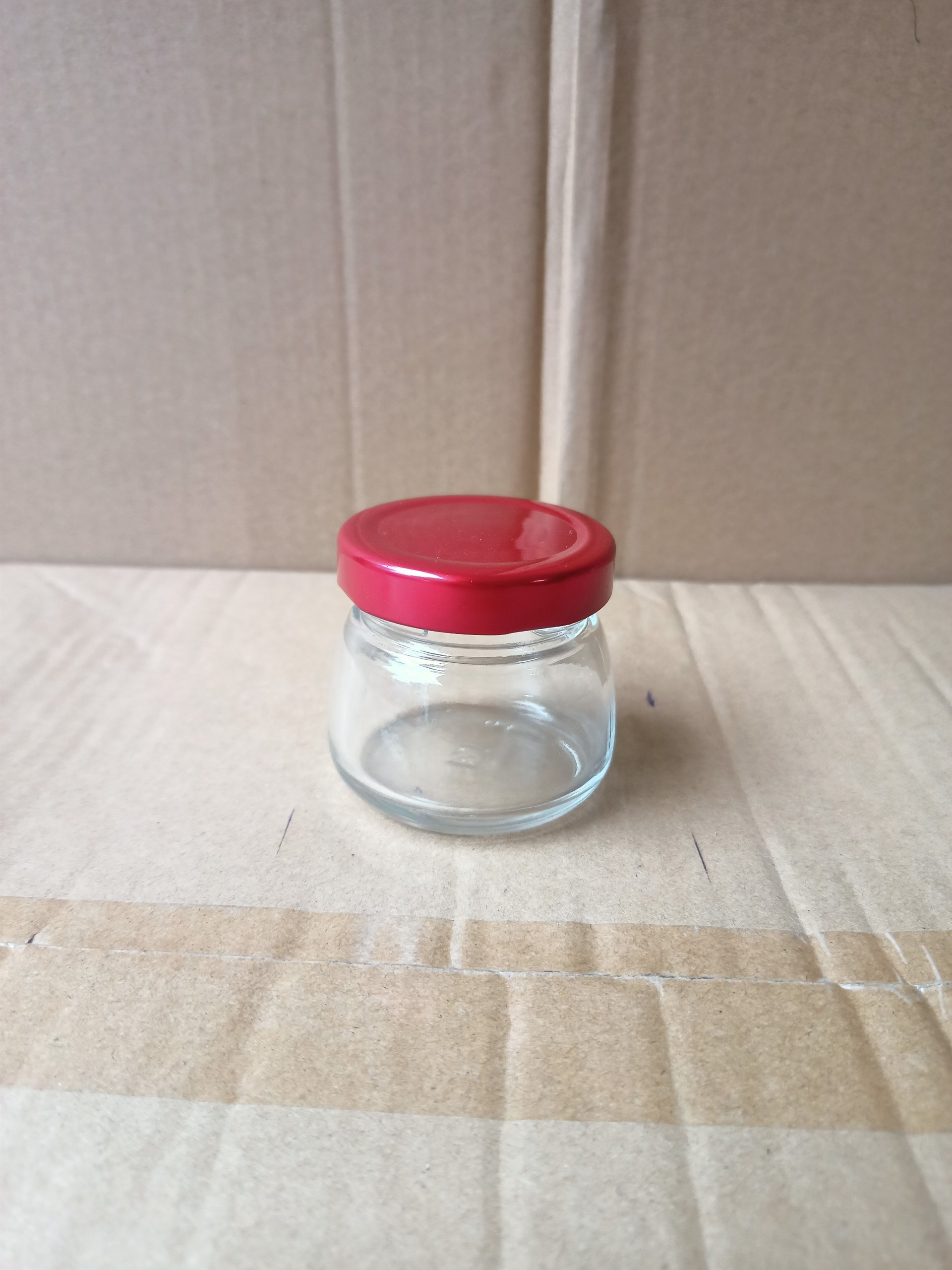 Hũ Thủy Tinh Dáng Sen Bầu 50ml 75ml 100ml 150ml, Nắp Thiếc Chưng Yến, Chất Liệu Cao Cấp - North Star Packing