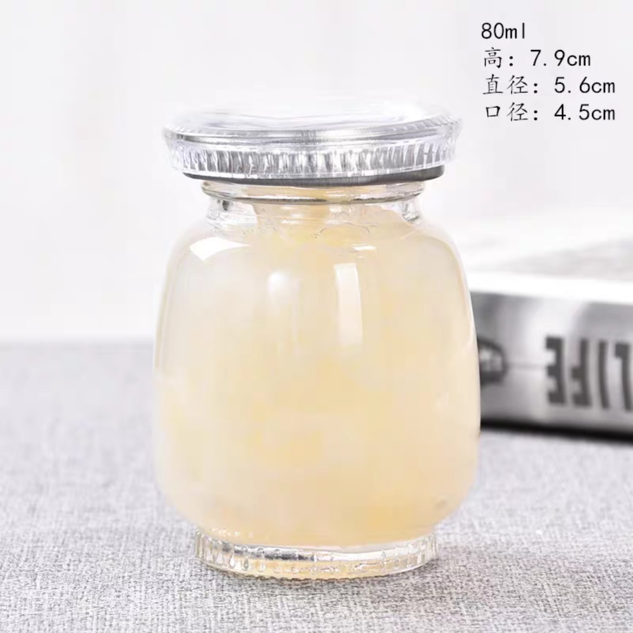 Hũ Yến Jange 80ml 120ml 180ml, Nắp Thiếc, Có Vỏ Chụp Nhựa, Chất Liệu Cao Cấp - North Star Packing