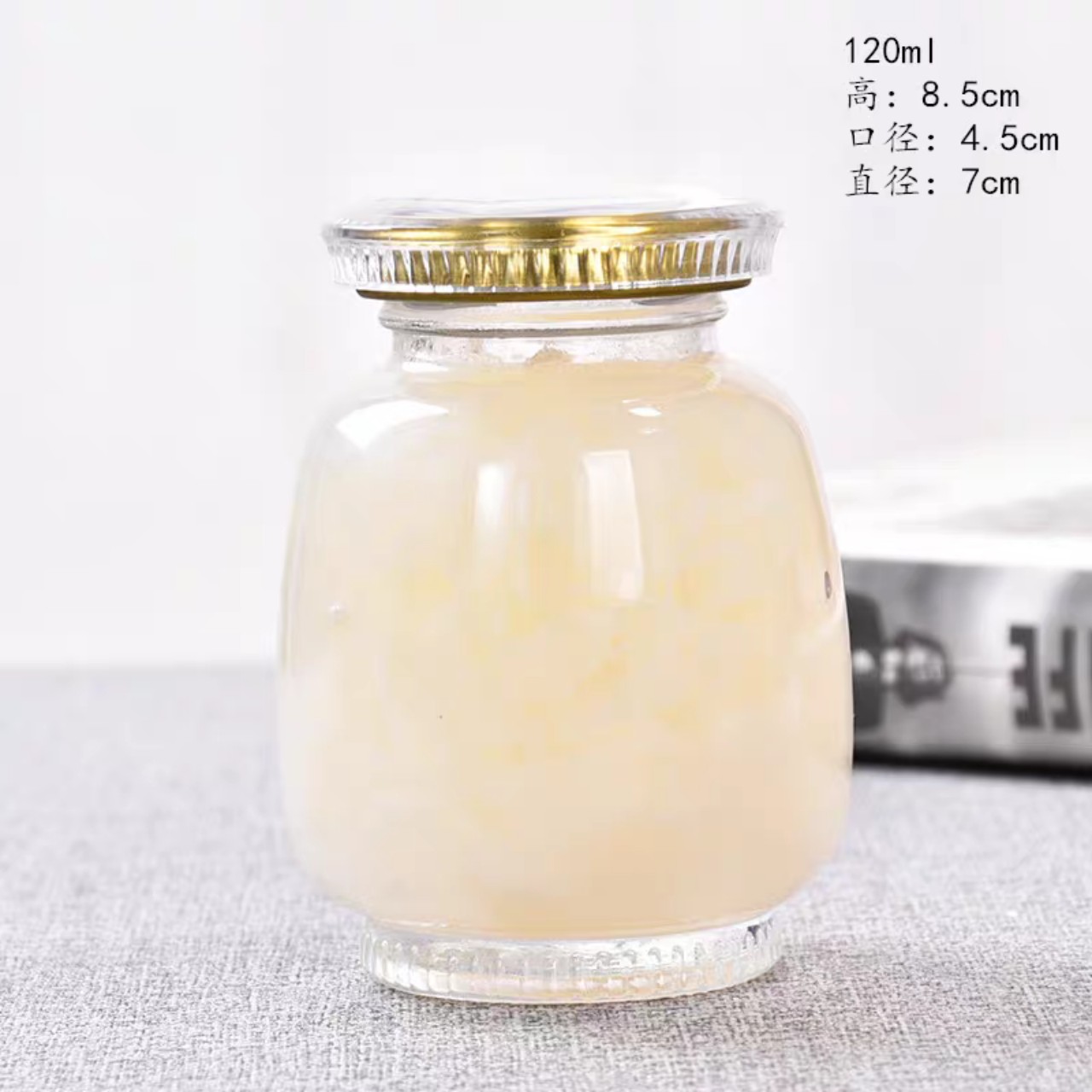 Hũ Yến Jange 80ml 120ml 180ml, Nắp Thiếc, Có Vỏ Chụp Nhựa, Chất Liệu Cao Cấp - North Star Packing