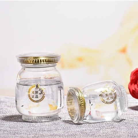 Hũ Yến Jange 80ml 120ml 180ml, Nắp Thiếc, Có Vỏ Chụp Nhựa, Chất Liệu Cao Cấp - North Star Packing