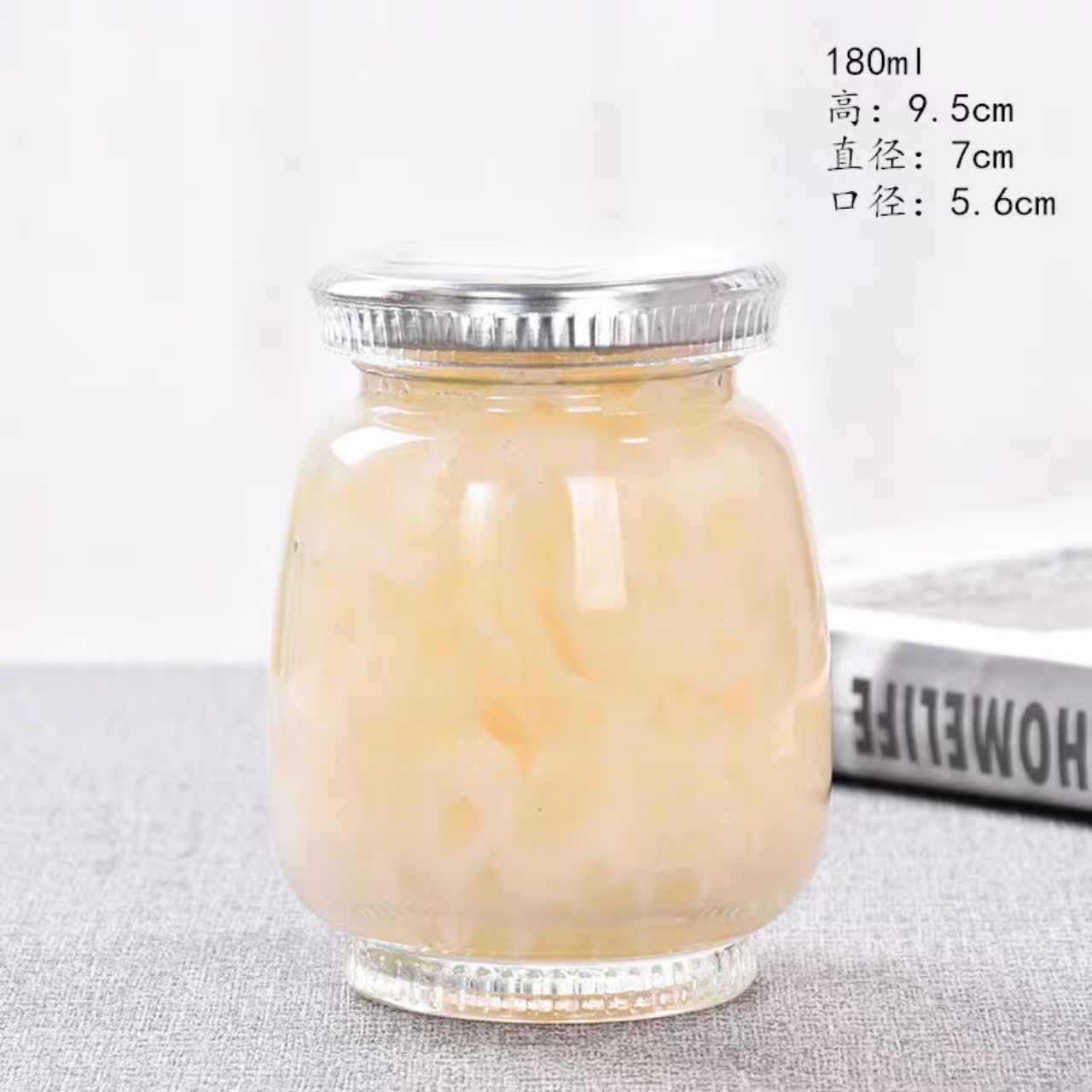 Hũ Yến Jange 80ml 120ml 180ml, Nắp Thiếc, Có Vỏ Chụp Nhựa, Chất Liệu Cao Cấp - North Star Packing