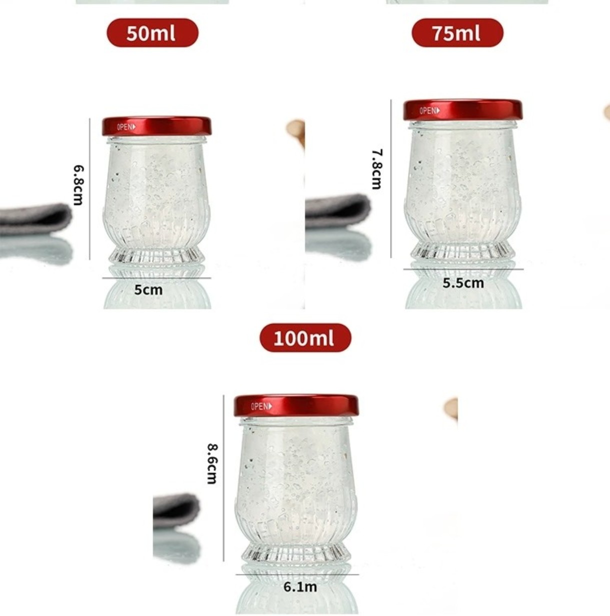 Hũ Yến Cao Vỏ Sò 50ml 75ml 100ml Đựng Yến Chưng, Chất Liệu Cao Cấp, Kiểu Dáng Độc Đáo - North Star Packing