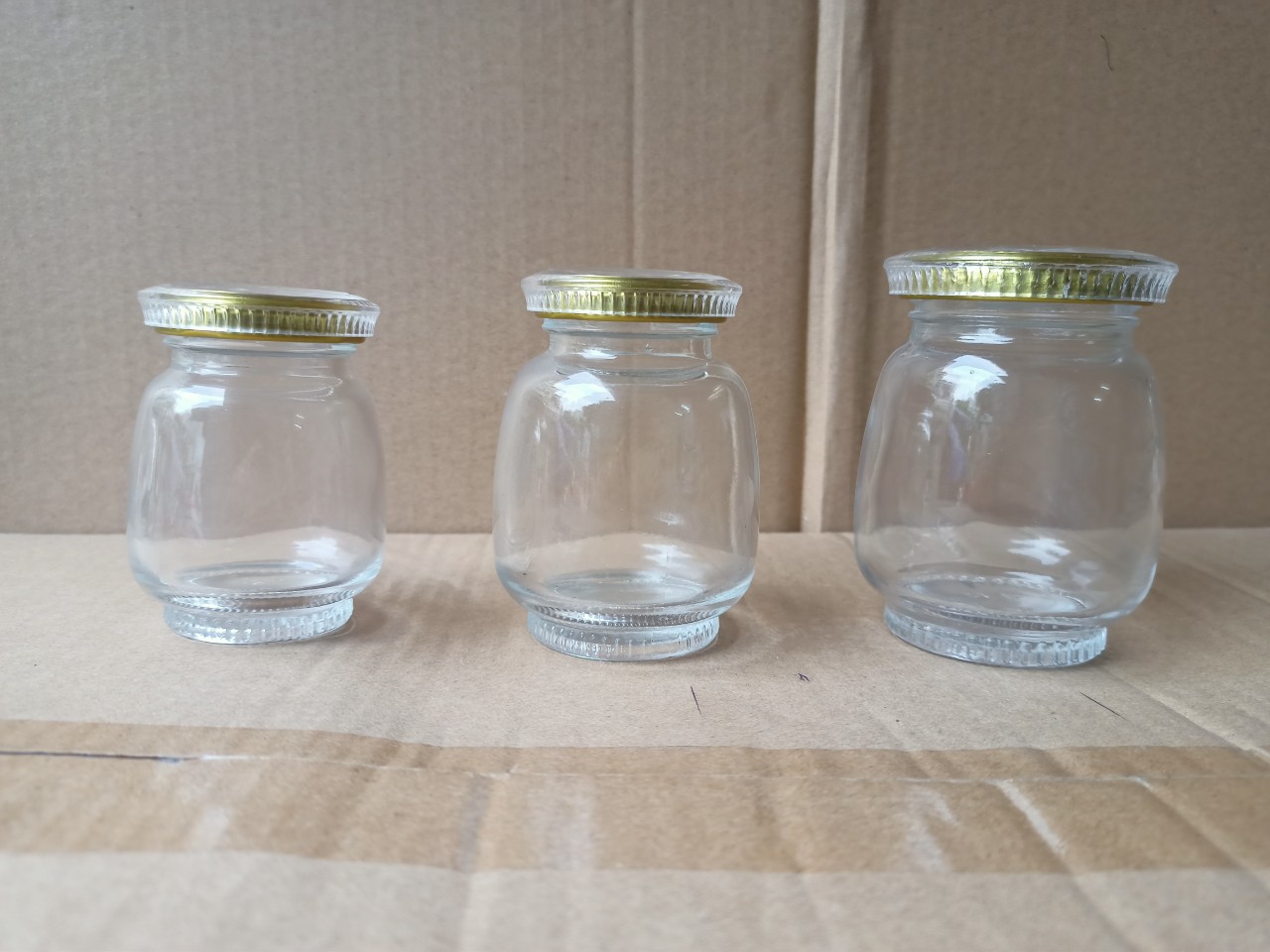 Hũ Yến Jange 80ml 120ml 180ml, Nắp Thiếc, Có Vỏ Chụp Nhựa, Chất Liệu Cao Cấp - North Star Packing