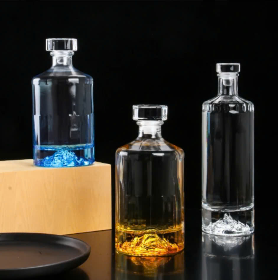 Chai Thủy Tinh Đựng Rượu Hibiki 250ml - 500ml Nút Thủy Tinh, Bình Thủy Tinh Đựng Rượu Ngoại - North Star Packing