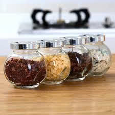 Hũ Thủy Tinh Nghiêng Nắp Nhựa Bạc 50ml 180ml,  Đựng Thực Phẩm, Gia Vị Nhà Bếp - North Star Packing