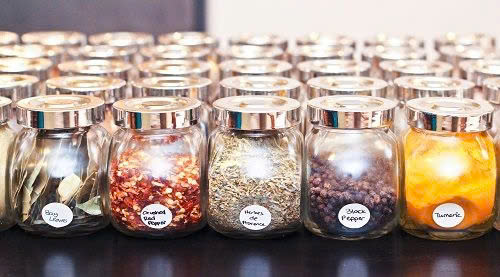 Hũ Thủy Tinh Nghiêng Nắp Nhựa Bạc 50ml 180ml,  Đựng Thực Phẩm, Gia Vị Nhà Bếp - North Star Packing