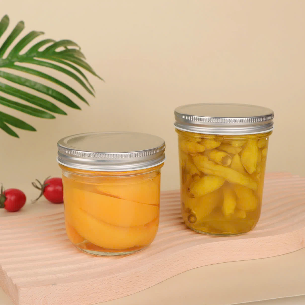 Hũ Thủy Tinh JD Nắp Nhôm Viền Trắng 100ml 200ml 300ml, Nắp Nhôm Chịu Nhiệt, Làm Sữa Chua , Mứt , Đựng Gia Vị - North Star Packing