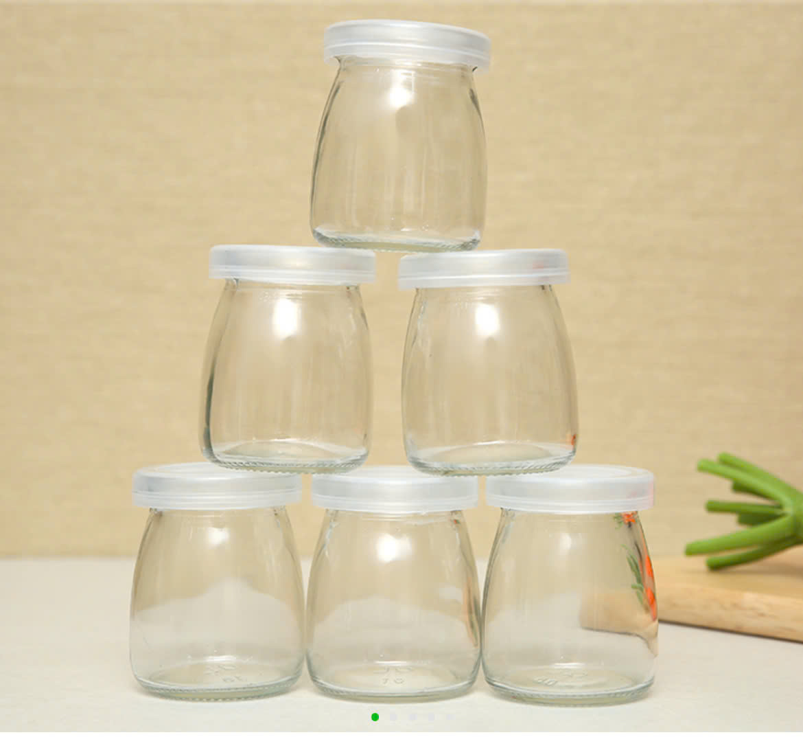 Hũ Sữa Chua Trơn Không Nắp 100ml 200ml Chịu Nhiệt, Làm Sữa Chua , Mứt - North Star Packing