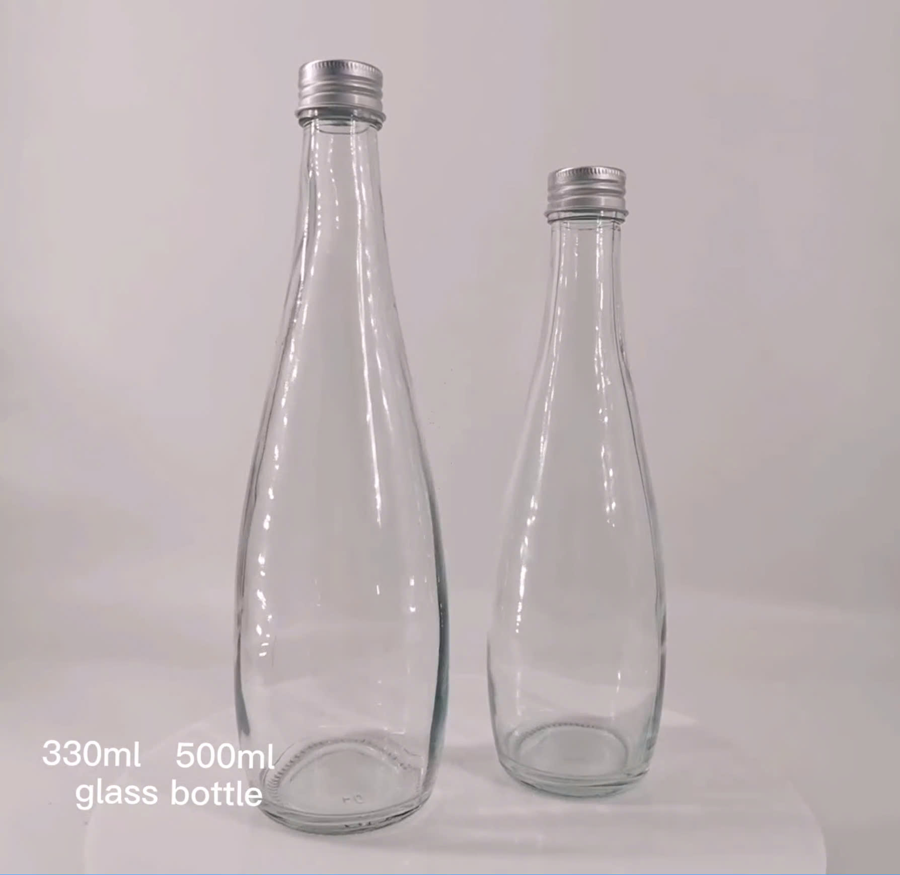 Chai Giọt Nước Dáng Bầu, Đế Mỏng 500ml Đựng Nước Khoáng, Rượu, Đồ Uống - North Star Packing