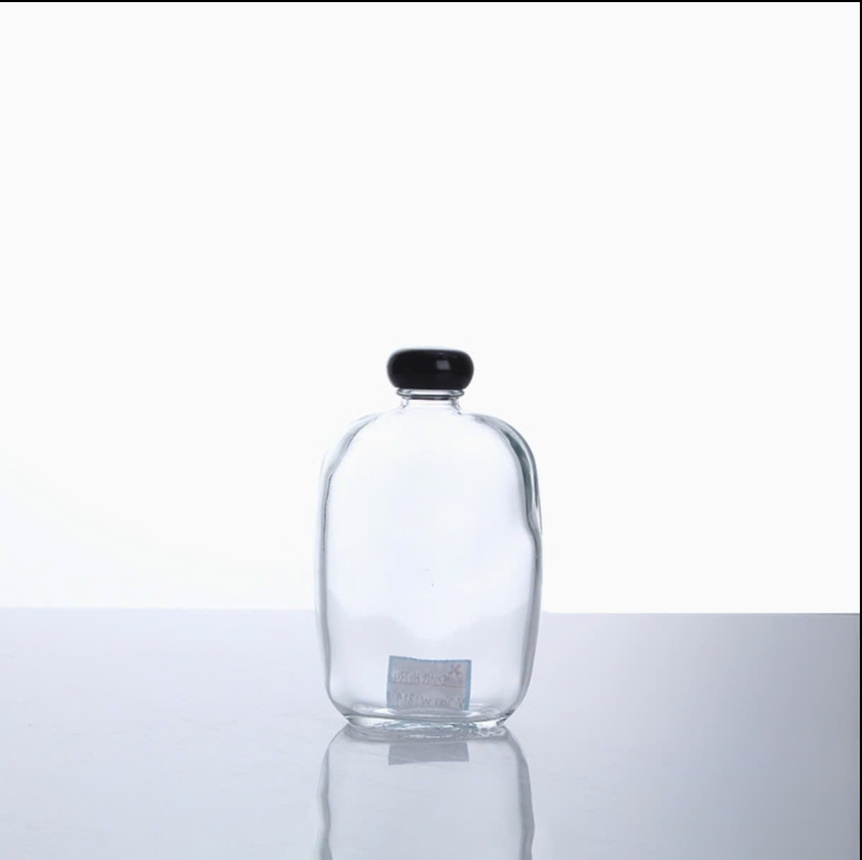 Chai Dẹt Nắp Nhựa Đen/Nắp Quân Cơ Dung Tích 250ml ~ 500ml, Đựng Cà Phê, Nước Ép, Sinh Tố, Rượu - NorthStar Packing