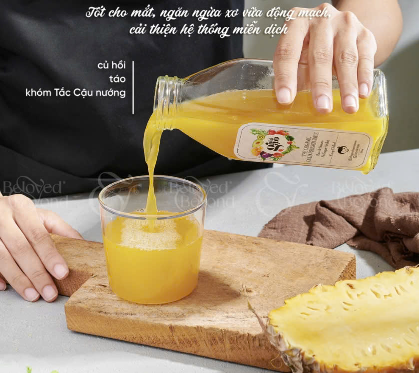 Chai Thủy Tinh Vuông Nắp Nhôm Dung Tích 350ml Đựng Kombucha, Sinh tố, Trà, Nước Ép, Cà Phê - Nortn Star Packing