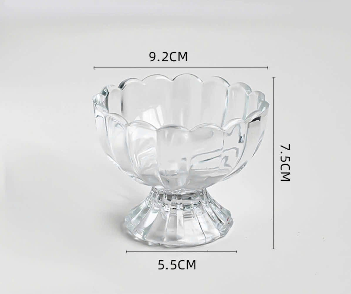 Ly Kem Thủy Tinh Chịu Nhiệt 150ml Đựng Kem,Chè, Salad - North Star Packing