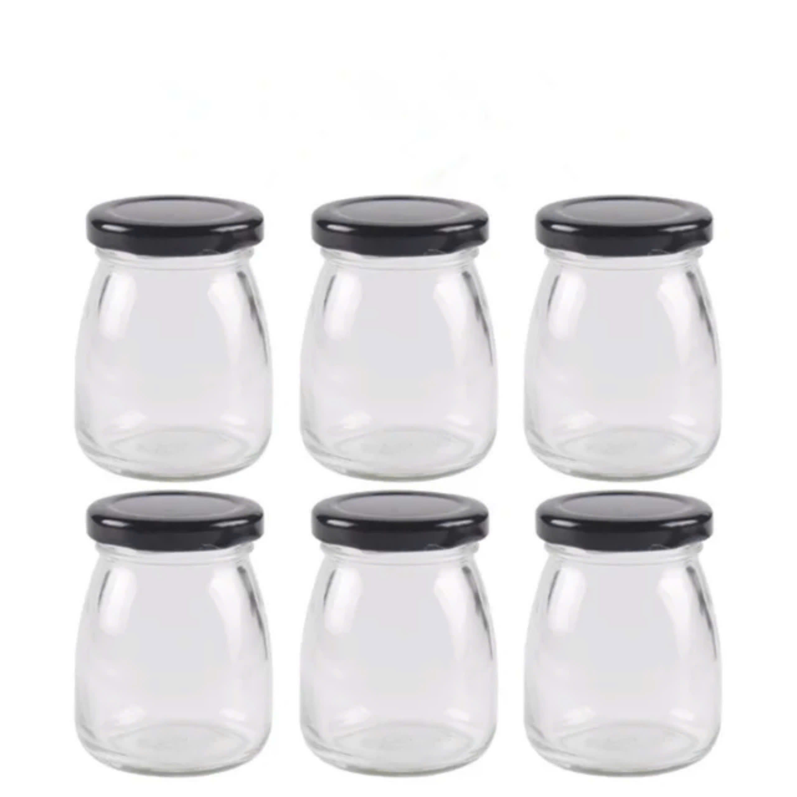 Hũ Pudding Nắp Thiếc, Dung Tích 100ml 200ml, Chất Liệu Dày Dặn, Đựng Sữa Chua, Pudding - North Star Packing