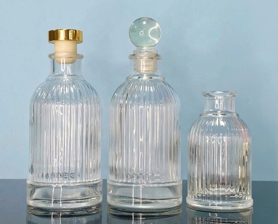 Chai Thủy tinh Khuếch Tán Hương Thơm Có nút 120ml, 200ml - Bình Thủy Tinh Decor Trang Trí - North Star Packing