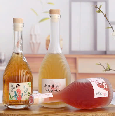 Chai Rượu Sọc Cổ Cao - 250ml / 500ml