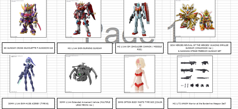 Pre Order mô hình Bandai Tháng 10-11-12/2023