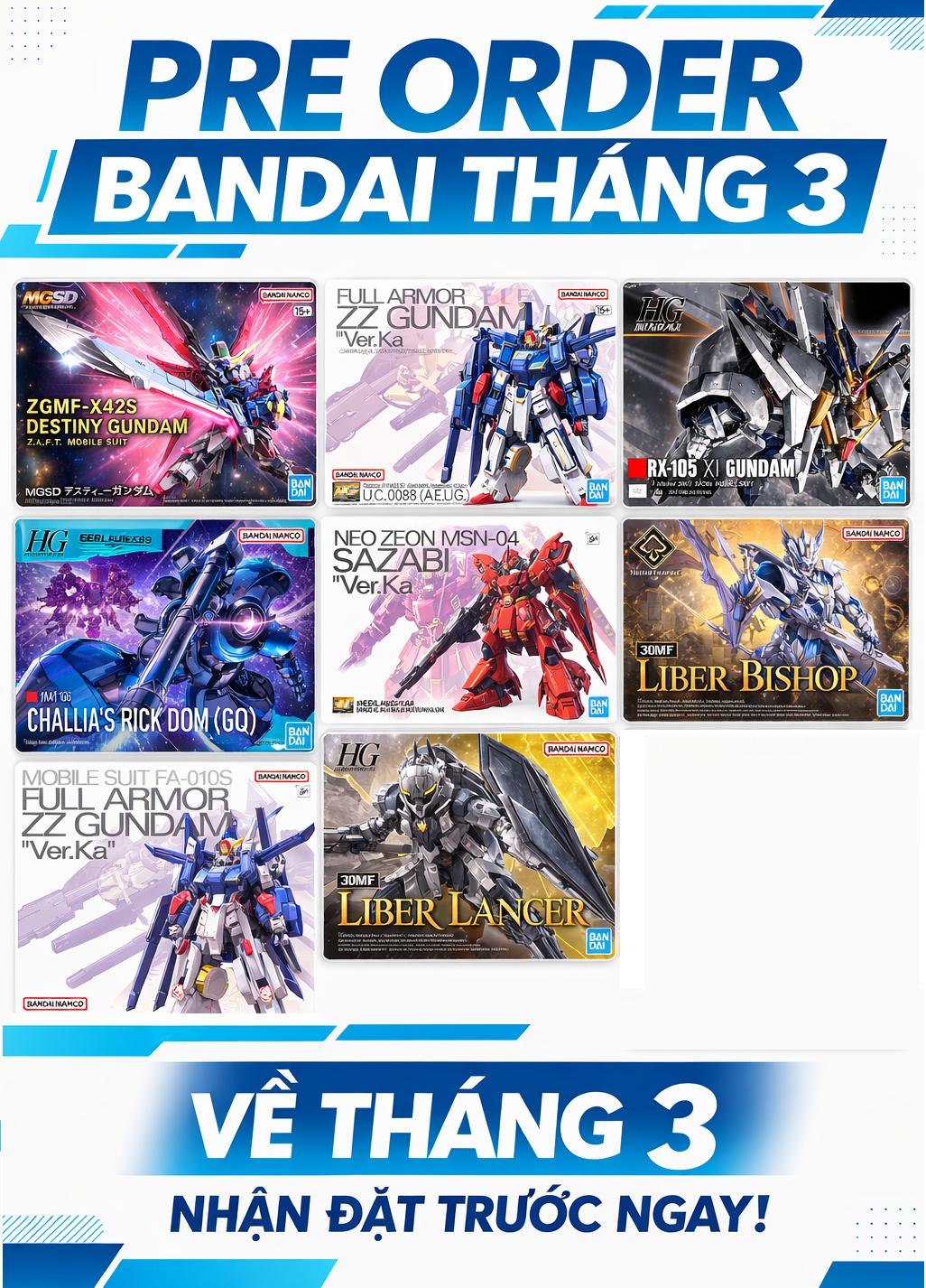 List Bandai Tháng 3/2026