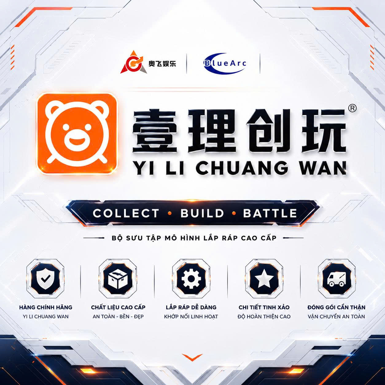 Mô hình Lắp Ráp Hãng Yilichuangwan