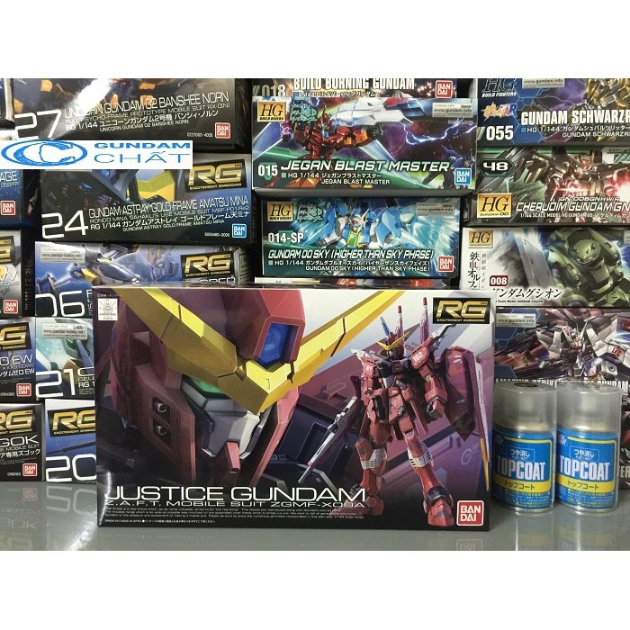 Mô hình lắp ráp Gundam RG Justice ZGMF-X09A Bandai - GDC 4573102616159