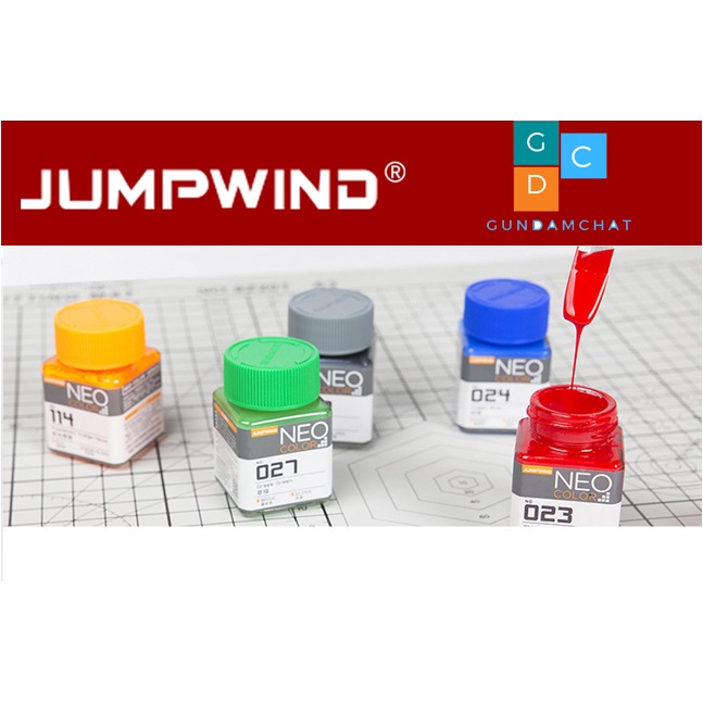Sơn gốc dầu màu cơ bản Neo Color Jumpwind JW025-JW038 - Sơn Mô Hình