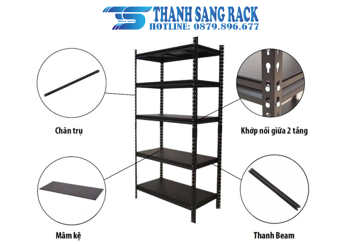 Lợi ích của kệ v lỗ khớp gài