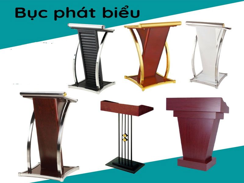 Top Các Mẫu Bục Phát Biểu Được Ưa Chuộng Nhất Hiện Nay Tại Đà Nẵng, Hồ Chí Minh, Nha Trang