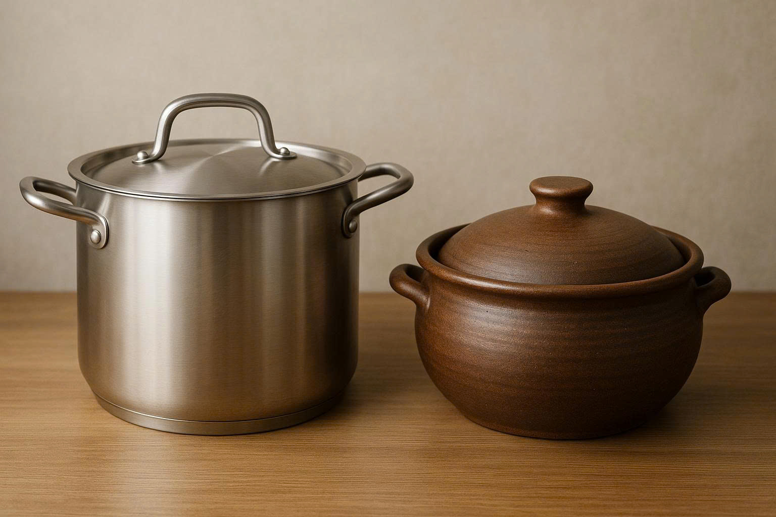 So Sánh Ưu Nhược Điểm Nồi Đất Và Nồi Inox Trong Nhà Hàng