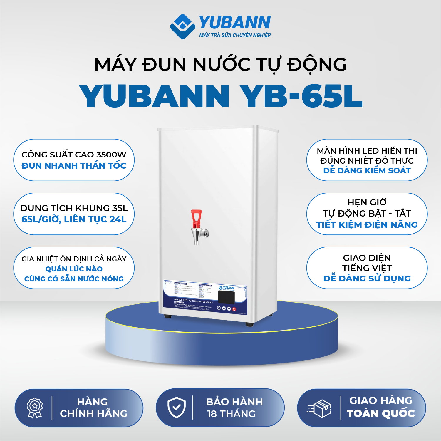 Máy đun nước nóng Yubann YB65L