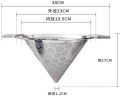 Phếu lọc trà Inox thép 304 - UNi