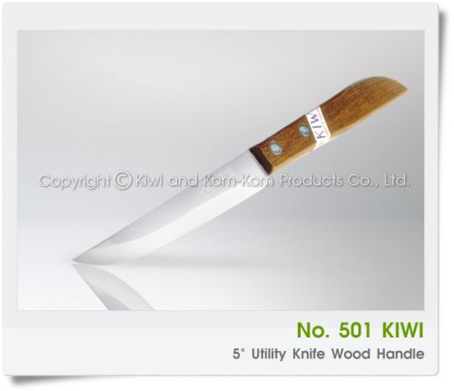 Dao Kiwi KW501 gọt trái cây cán gỗ mũi nhọn