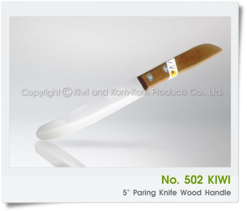 Dao Kiwi KW502 gọt trái cây cán gỗ mũi bầu