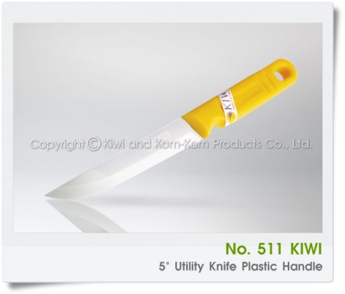Dao Kiwi 511 gọt trái cây cán nhựa vàng mũi nhọn