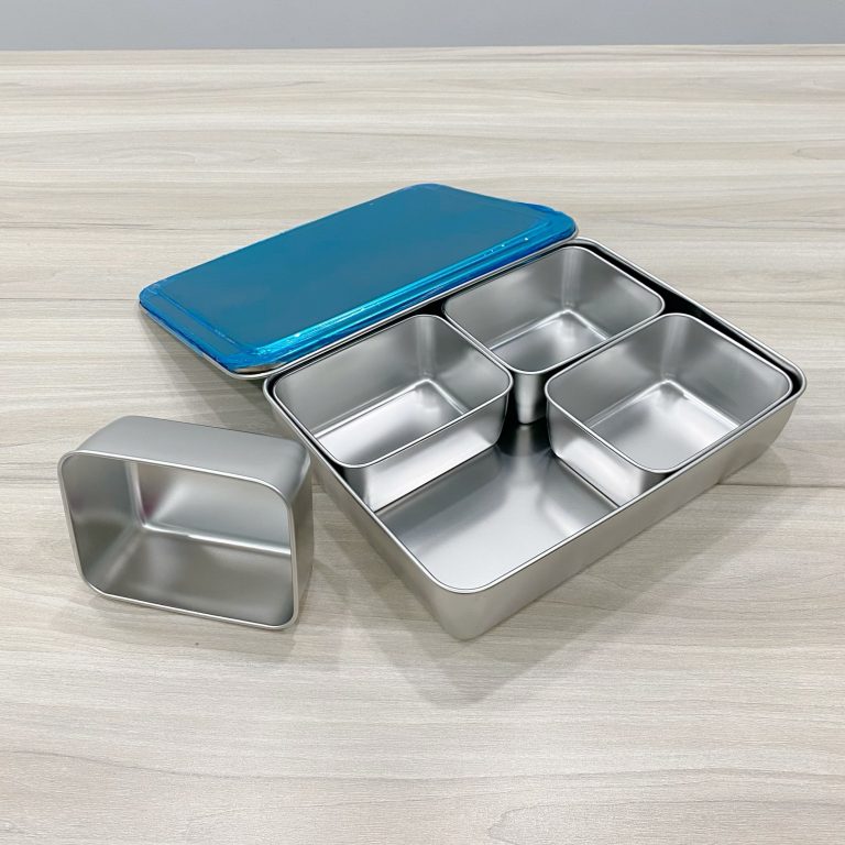 Bộ gia vị 4 ngăn inox 171004