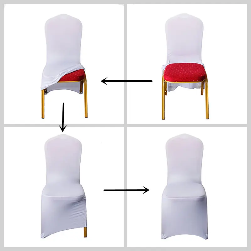 Áo ghế vải thun chéo co giản 4 chiều AG01