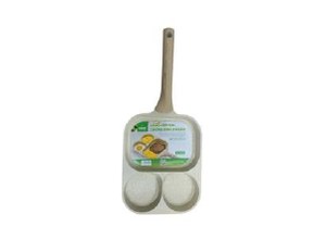 CHẢO HỢP KIM CHỐNG DÍNH 3 NGĂN 23*19CM Cherry