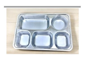 KHAY PHẦN INOX 5 NGĂN SÂU LỚN 33X23X4.5CM Cherry