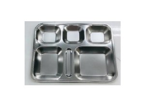 CHERRY-KHAY PHẦN INOX 6 NGĂN SÂU 35.5x28x3CM